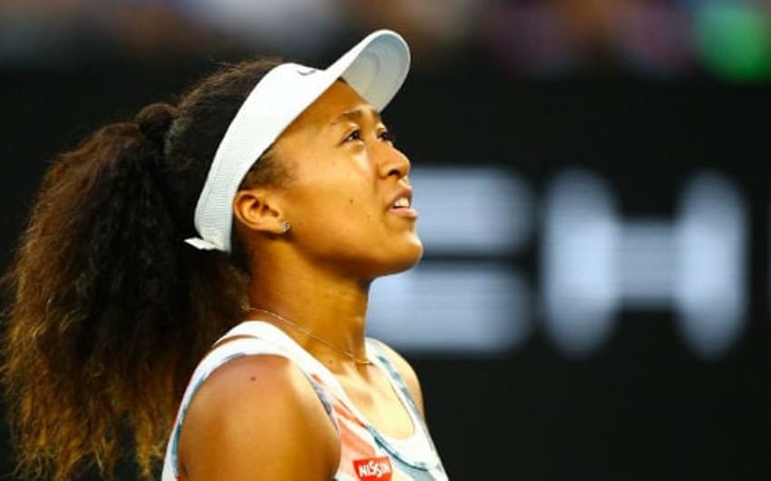 Naomi Osaka em derrota no Australian Open