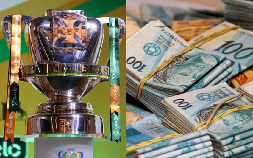 Taça da Copa do Brasil e dinheiro