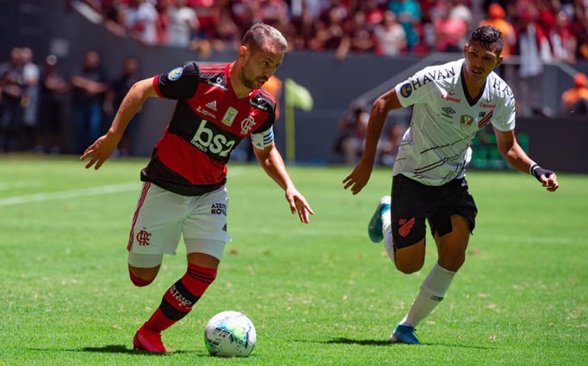 Flamengo x Athletico-PR - Éverton R e Rony