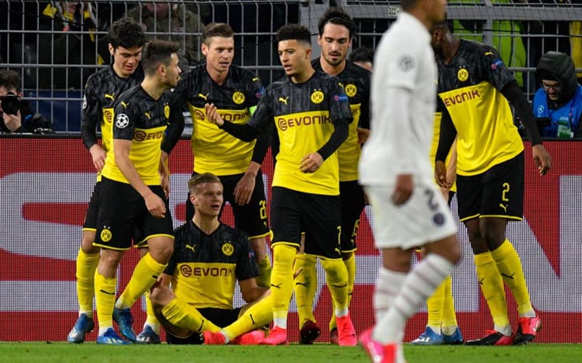 Borussia Dortmund x PSG - Comemoração