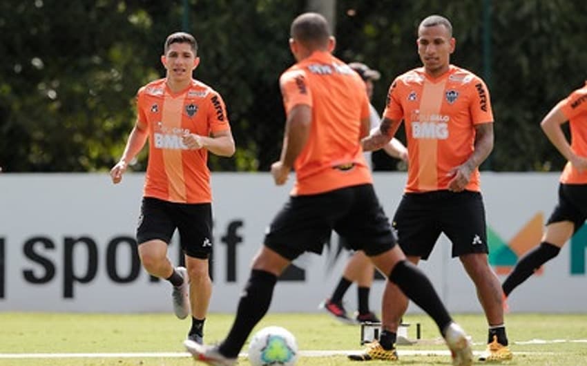 O time atleticano encerrou a preparação para o jogo na Copa do Brasil  e viaja nesta terça-feira para Pernambuco