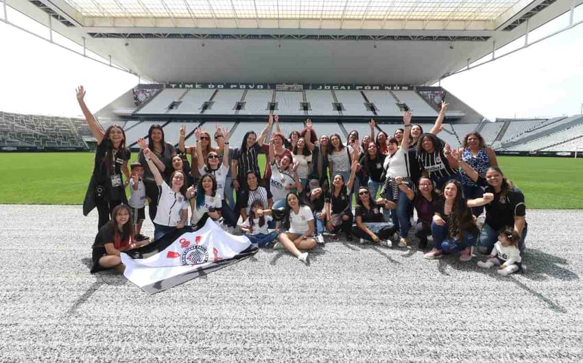 Arena Corinthians foi invadida pelas mulheres deste domingo