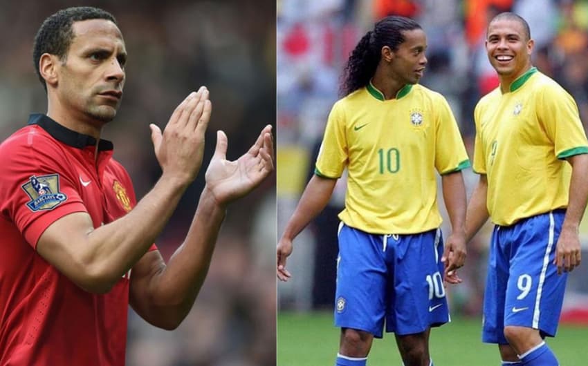 Ferdinand, Ronaldo e Ronaldinho