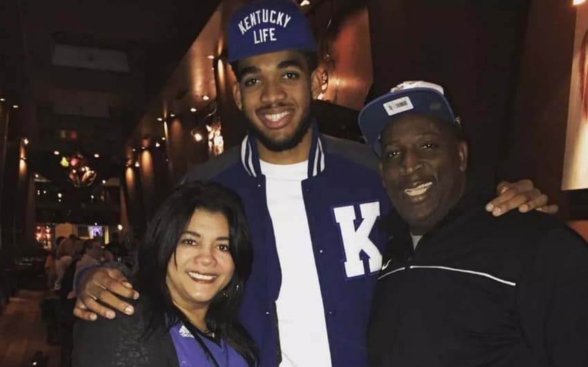 Karl-Anthony Towns e Jacqueline Towns