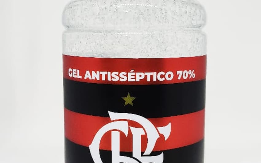 Álcool em gel do Flamengo