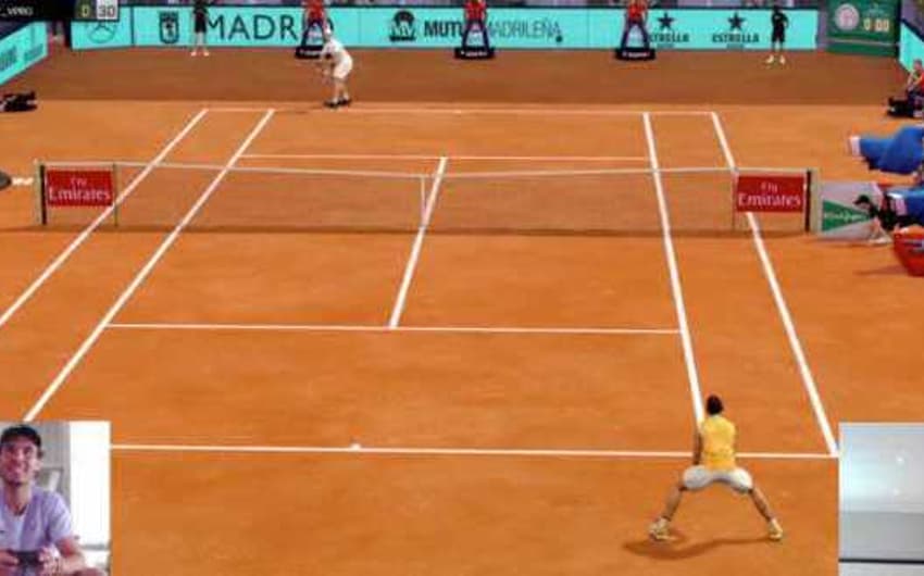 Nadal x Murray game virtual