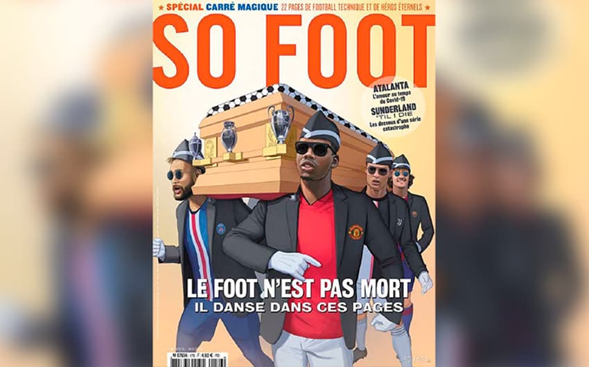 Revista Le Foot Jogadores Caixão