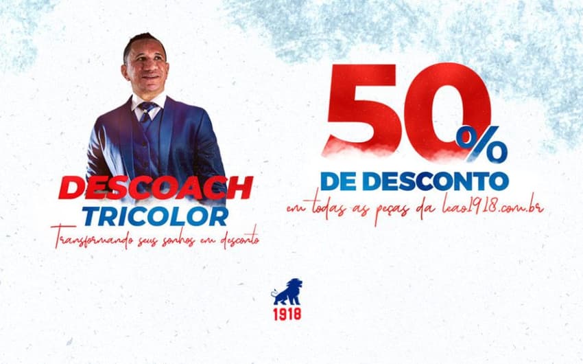 Descoach Tricolor, campanha de descontos do Fortaleza em produtos