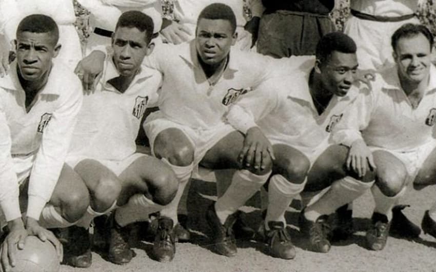 Dorval, Mengálvio, Coutinho, Pelé e Pepe