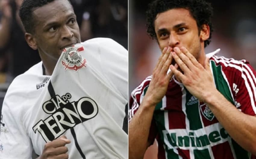 Jô Corinthians e Fred Fluminense
