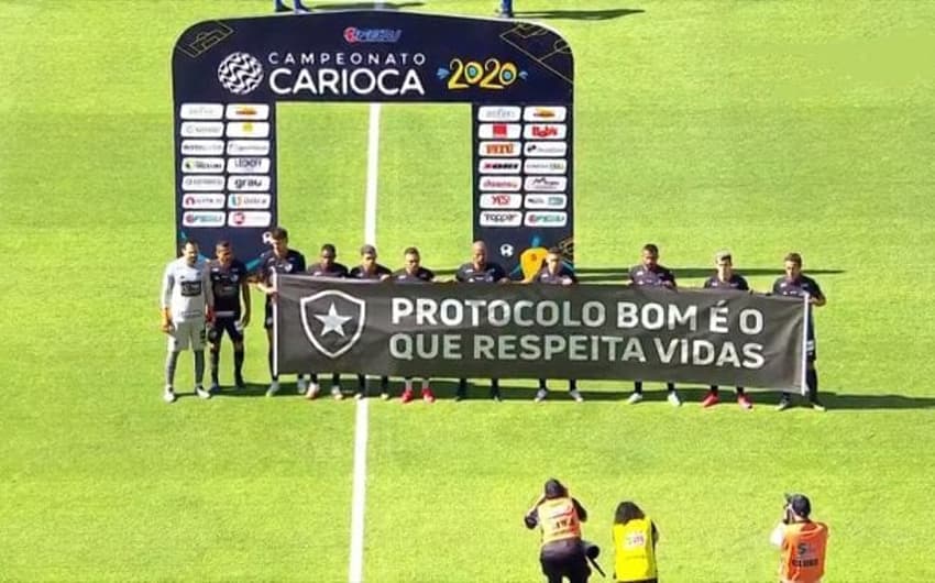 protesto Botafogo