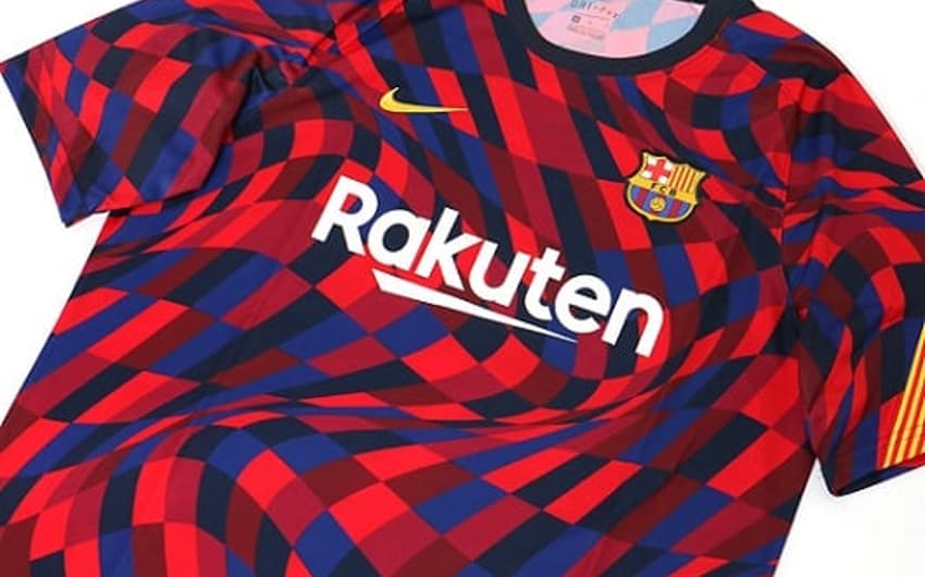 Nova camisa pré-jogo do Barcelona