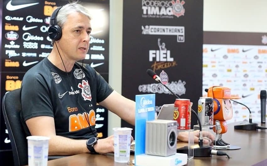 Tiago Nunes - Coletiva Corinthians