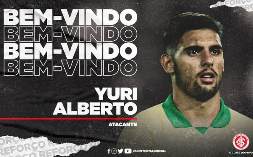 Yuri Alberto anunciado pelo Internacional