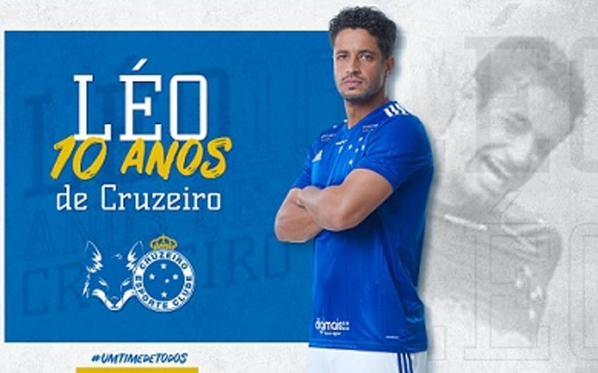 Léo é um dos atletas mais longevos do Cruzeiro do atual elenco