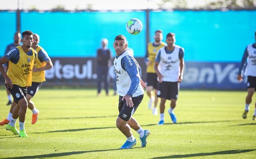 Diego Souza - treino do Grêmio