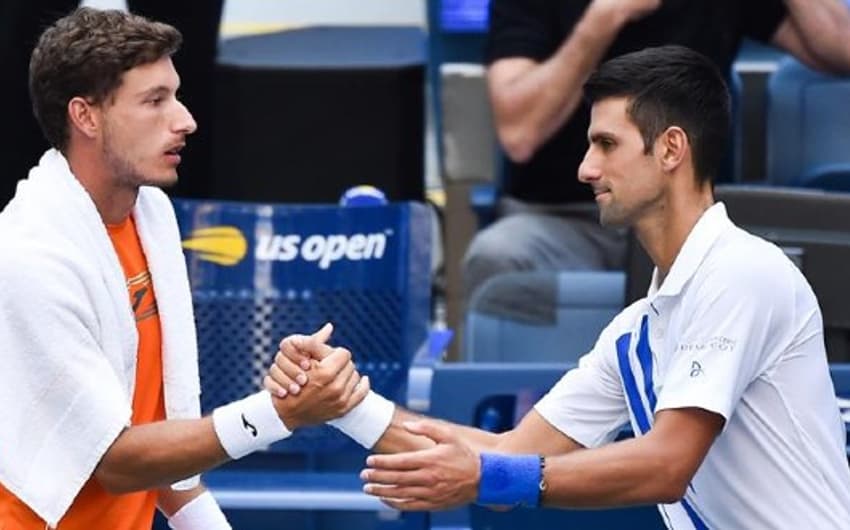 Novak Djokovic e Pablo Carreño