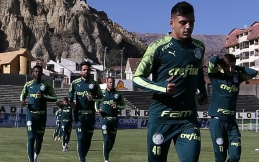 Treino Palmeiras Bolívia