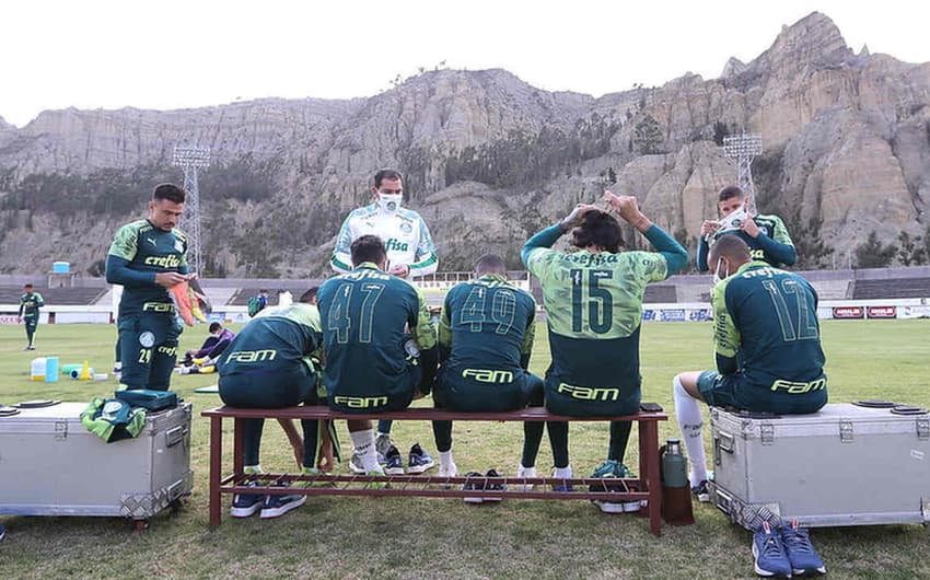 Palmeiras treino Bolívia