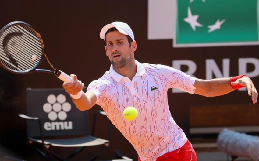 Novak Djokovic em estreia pelo Masters de Roma