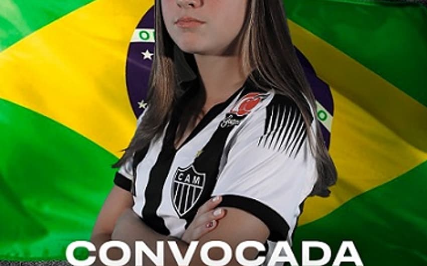 Flávia será a  representante do Galo na seleção feminina sub-20