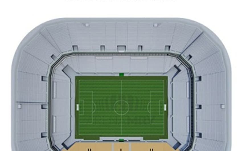 As cadeiras cativas da Arena MRV estarão localizadas em um ponto de boa visualização do o campo