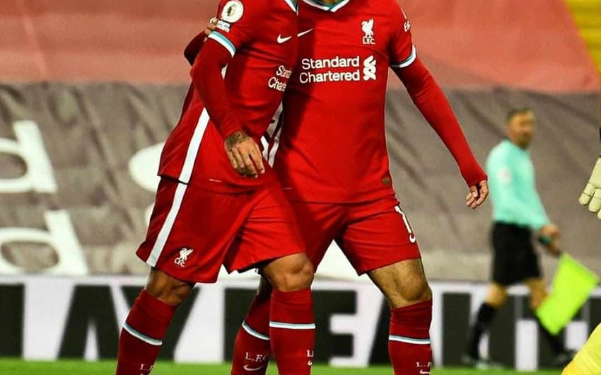 Firmino e Salah - Liverpool