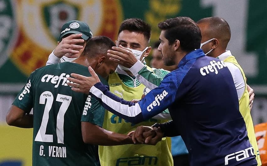 Comemoração Gabriel Veron - Palmeiras x RB Bragantino