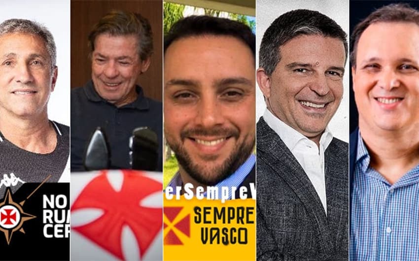 Candidatos Presidência Vasco