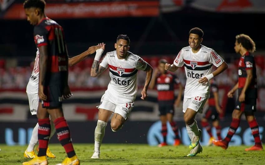 São Paulo x Flamengo - Comemoração