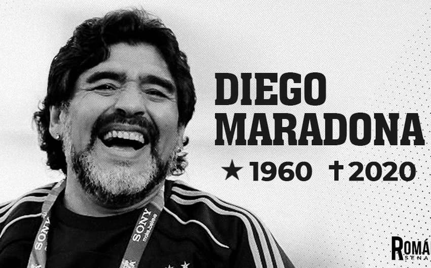 Maradona (postagem de Romário)