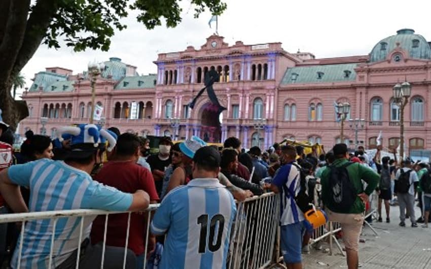 Velório de Maradona na Casa Rosada