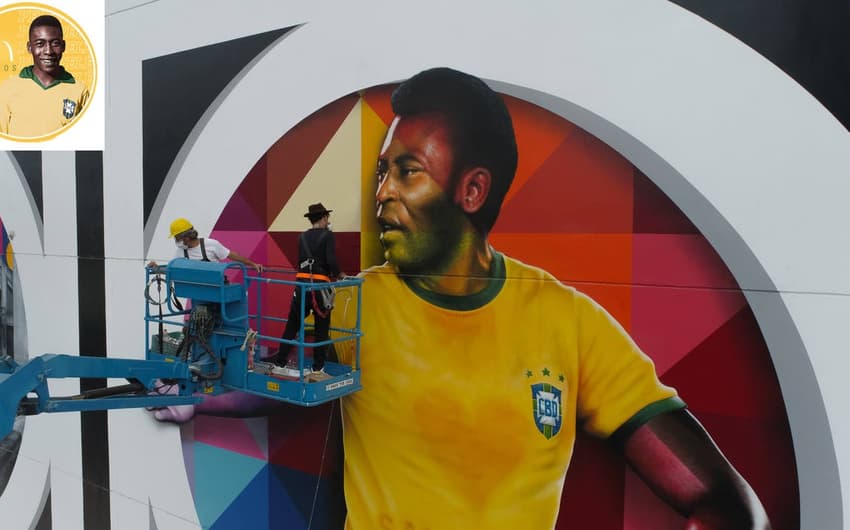 Mural Eduardo Kobra Pelé 80 anos