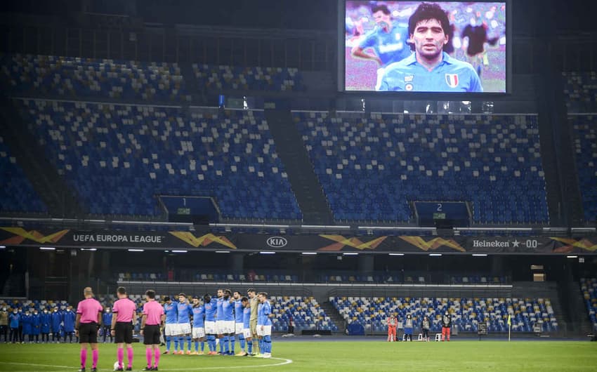 Napoli x Rijeka - Homenagem a Maradona