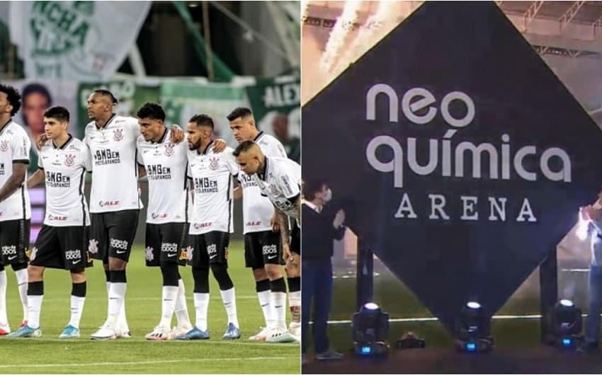 Montagem Corinthians - Final Paulistão e Neo Química Arena