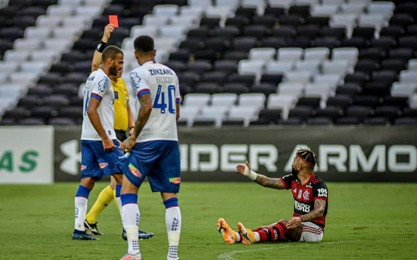 Flamengo x Bahia - Gabi Expulsão