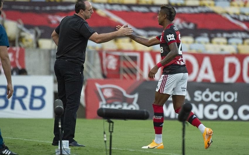 Bruno Henrique e Rogério Ceni