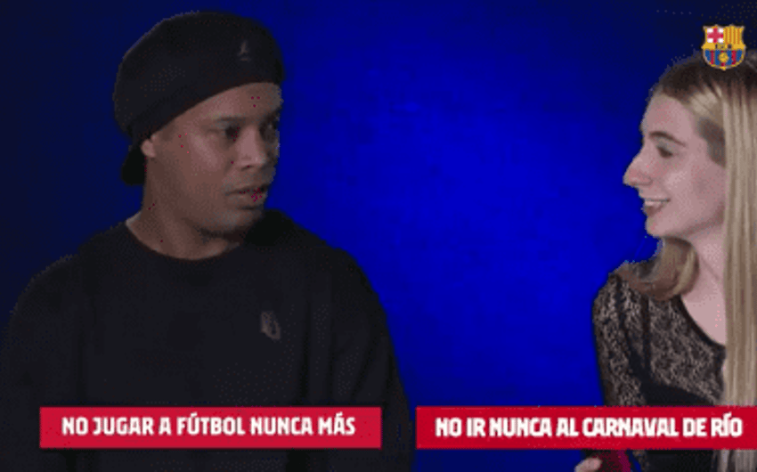 Ronaldinho Gaúcho durante o "Decisões Impossíveis"