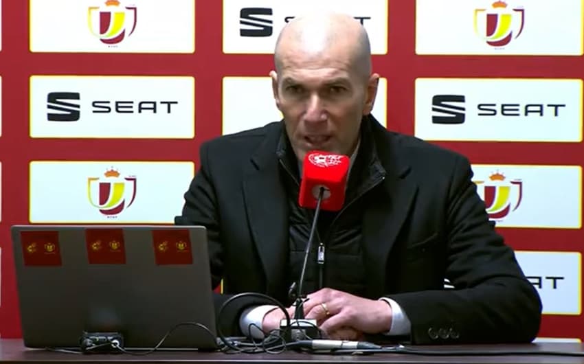 Zidane - Real Madrid - Coletiva