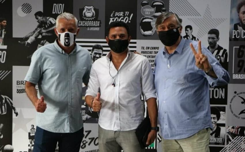 Durcesio Mello e Vinícius Assumpção - dirigentes do Botafogo