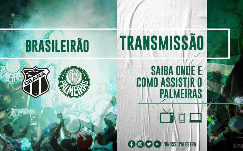 Palmeiras x Ceará como assistir