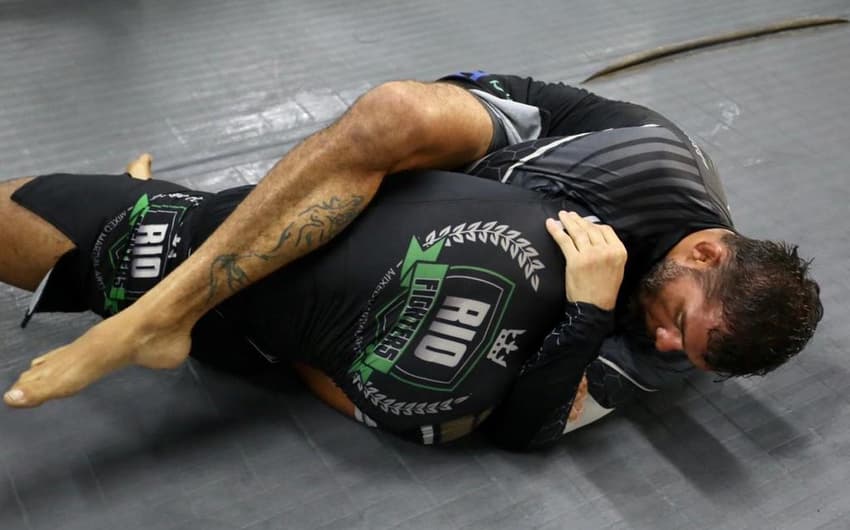 Miltinho Vieira está treinando forte em su academia para a sua luta no BJJ Stars 5 (Foto: Eduardo Ferreira/ divulgação)