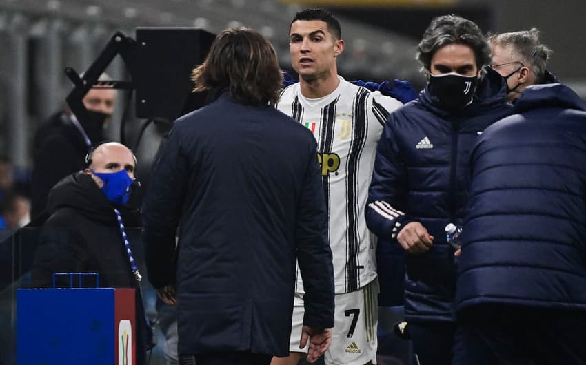 Inter de Milão x Juventus - Cristiano Ronaldo e Pirlo
