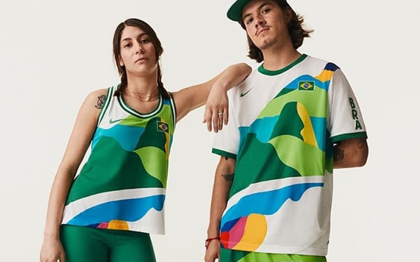 Nike havia anunciado os uniformes da Seleção Brasileira de skate para os Jogos de Tóquio (Foto: Divulgação)