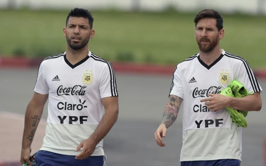 Sergio Aguero e Lionel Messi