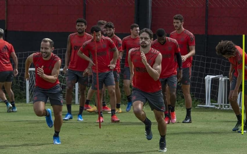 Rodrigo Caio e Everton Ribeiro - Flamengo