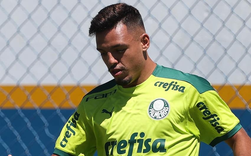 Palmeiras treino Gabriel Menino