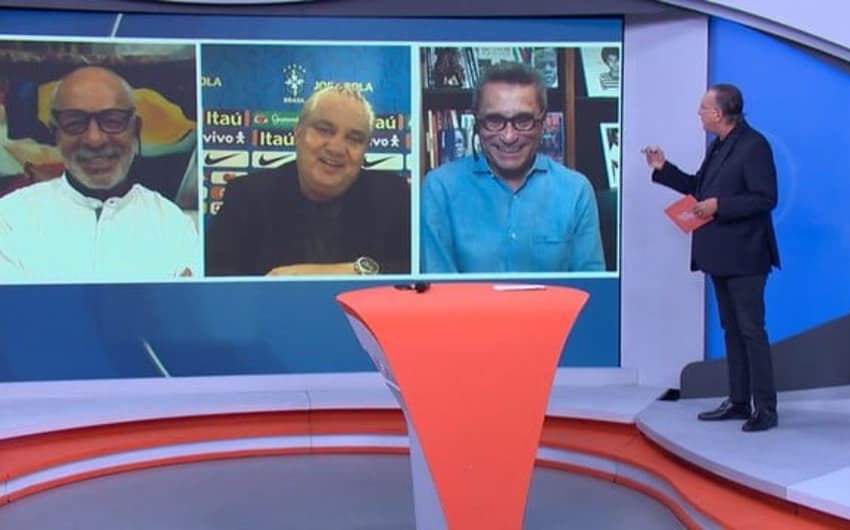 Galvão Bueno e Branco no SporTV