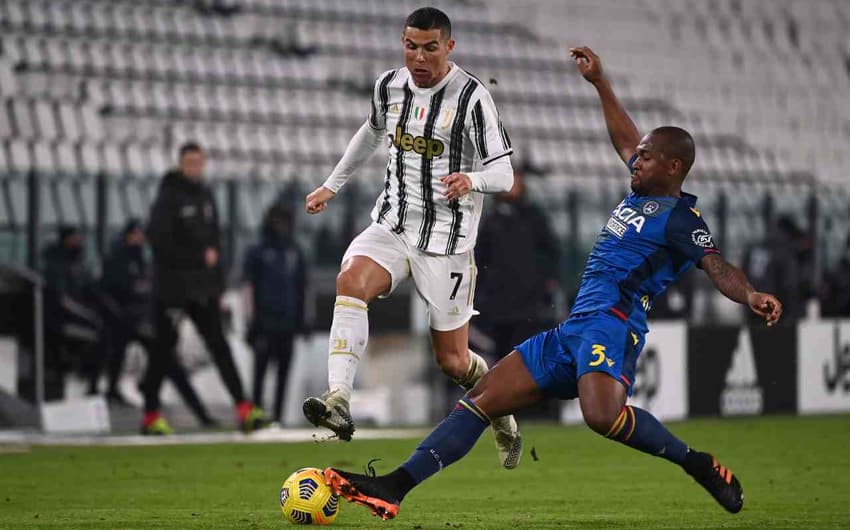 Juventus x Udinese - Cristiano Ronaldo e Samir