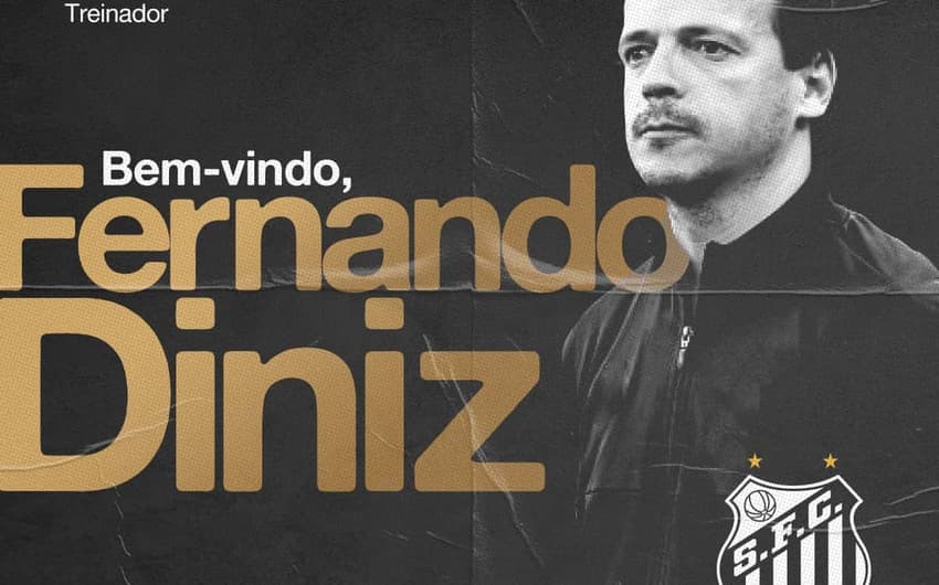 Fernando Diniz - anúncio do Santos
